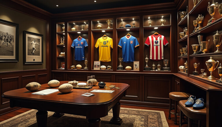 découvrez l'univers fascinant des objets de collection liés au football. de maillots emblématiques à des ballons rétro, explorez les trésors cachés qui exaltent l'amour du sport et ravissent les passionnés. plongez dans l'histoire et la magie du football à travers ces pièces inestimables.